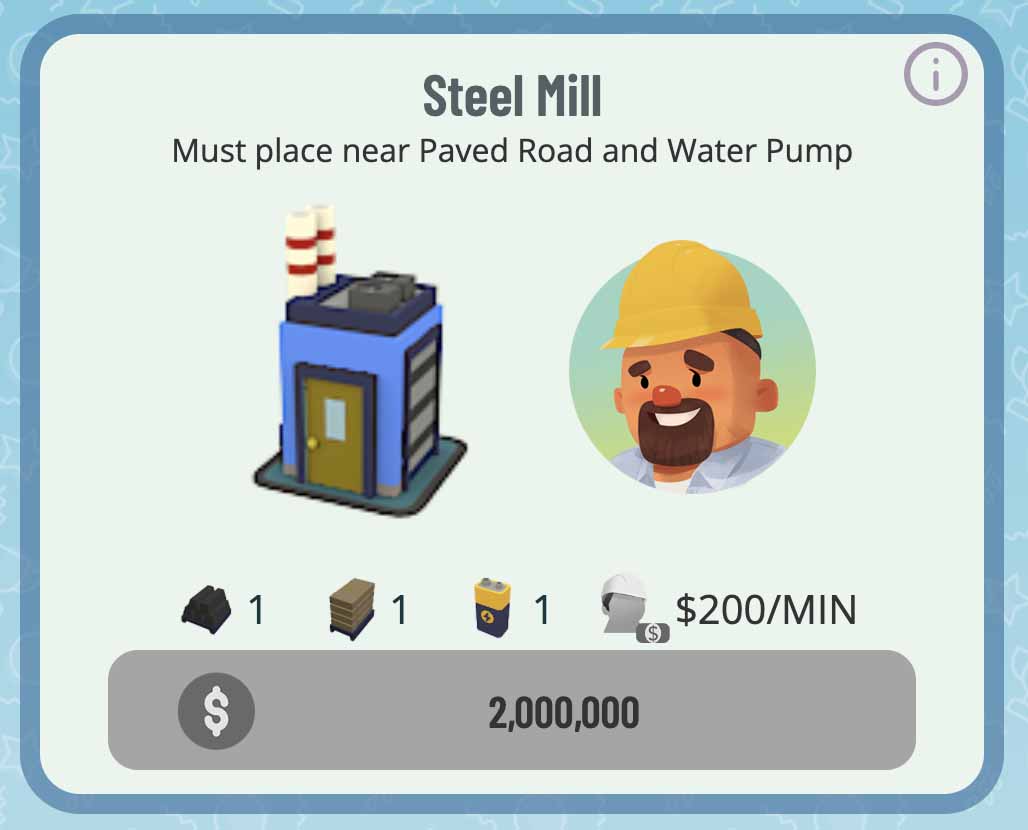 steel mill town star