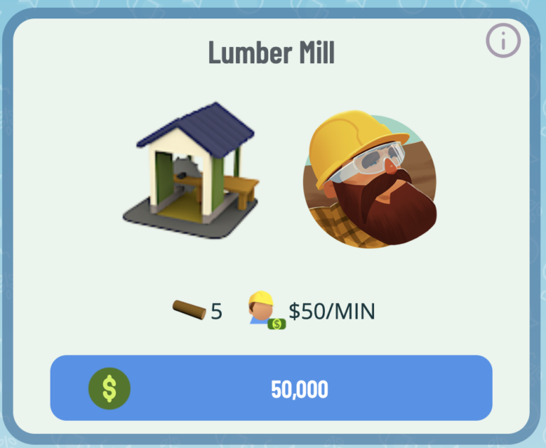 Lumber Mill Learn Town Star