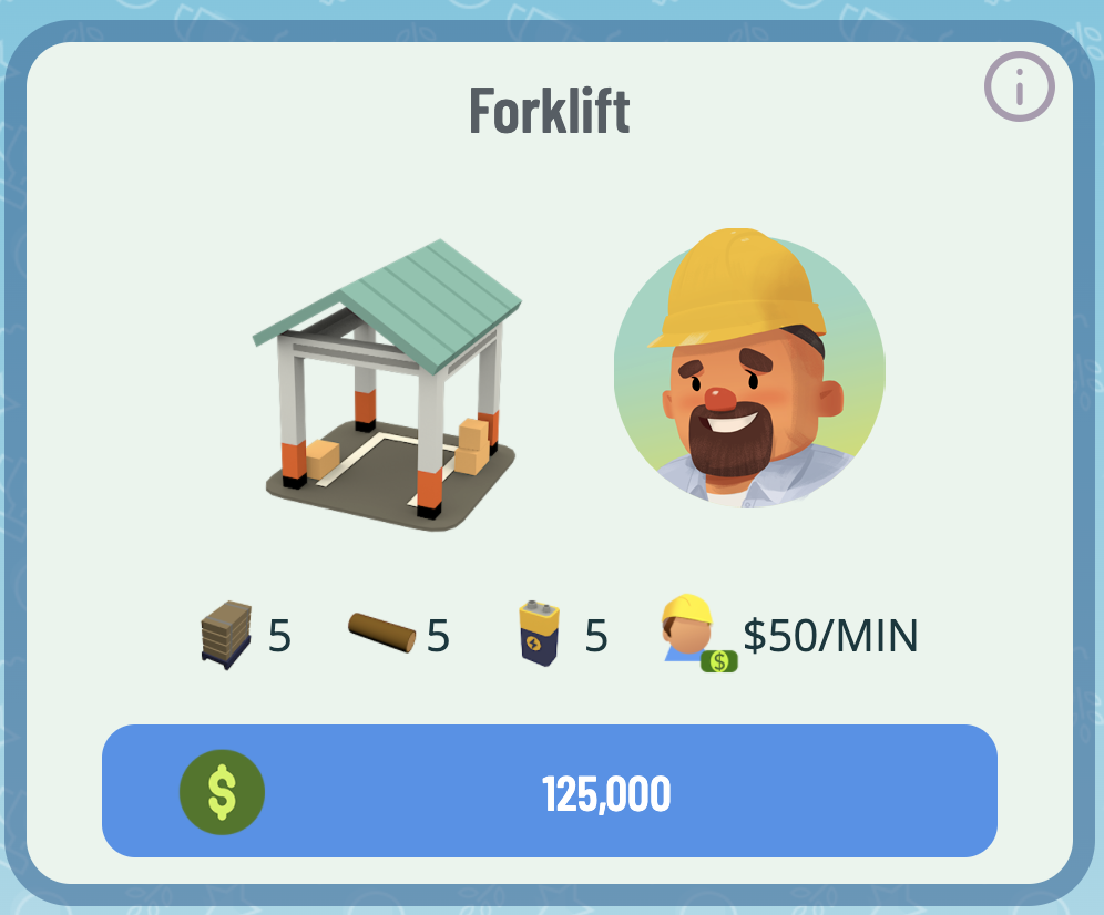 forklift in town star