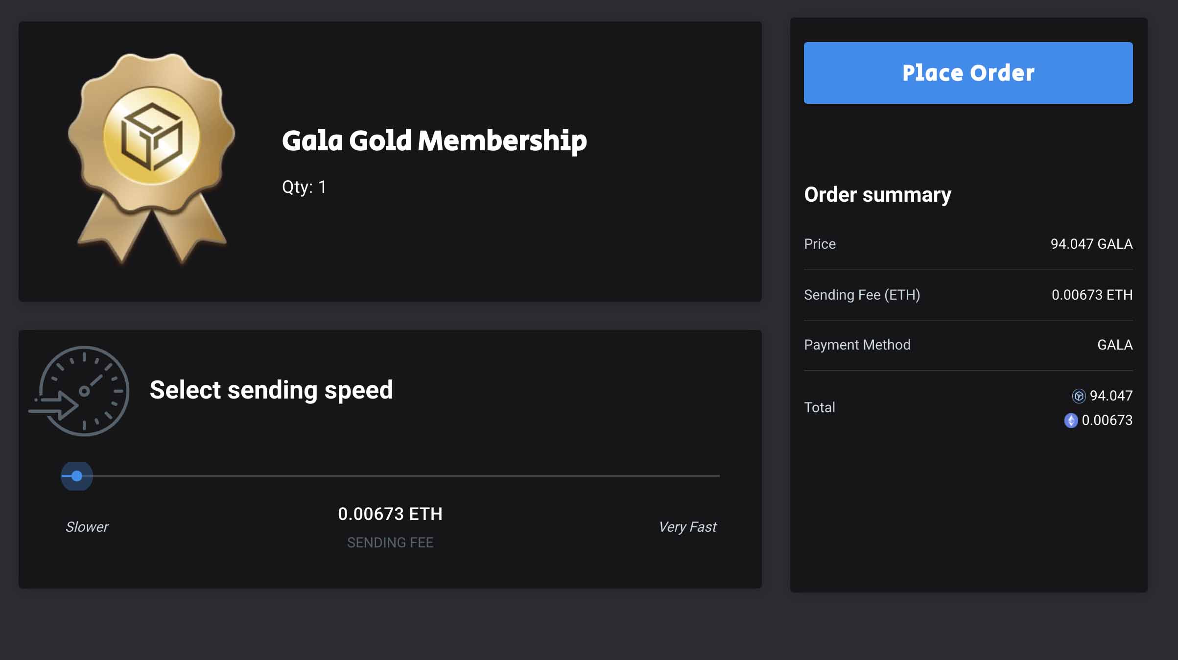 Gala Gold Membership Sign up Cost