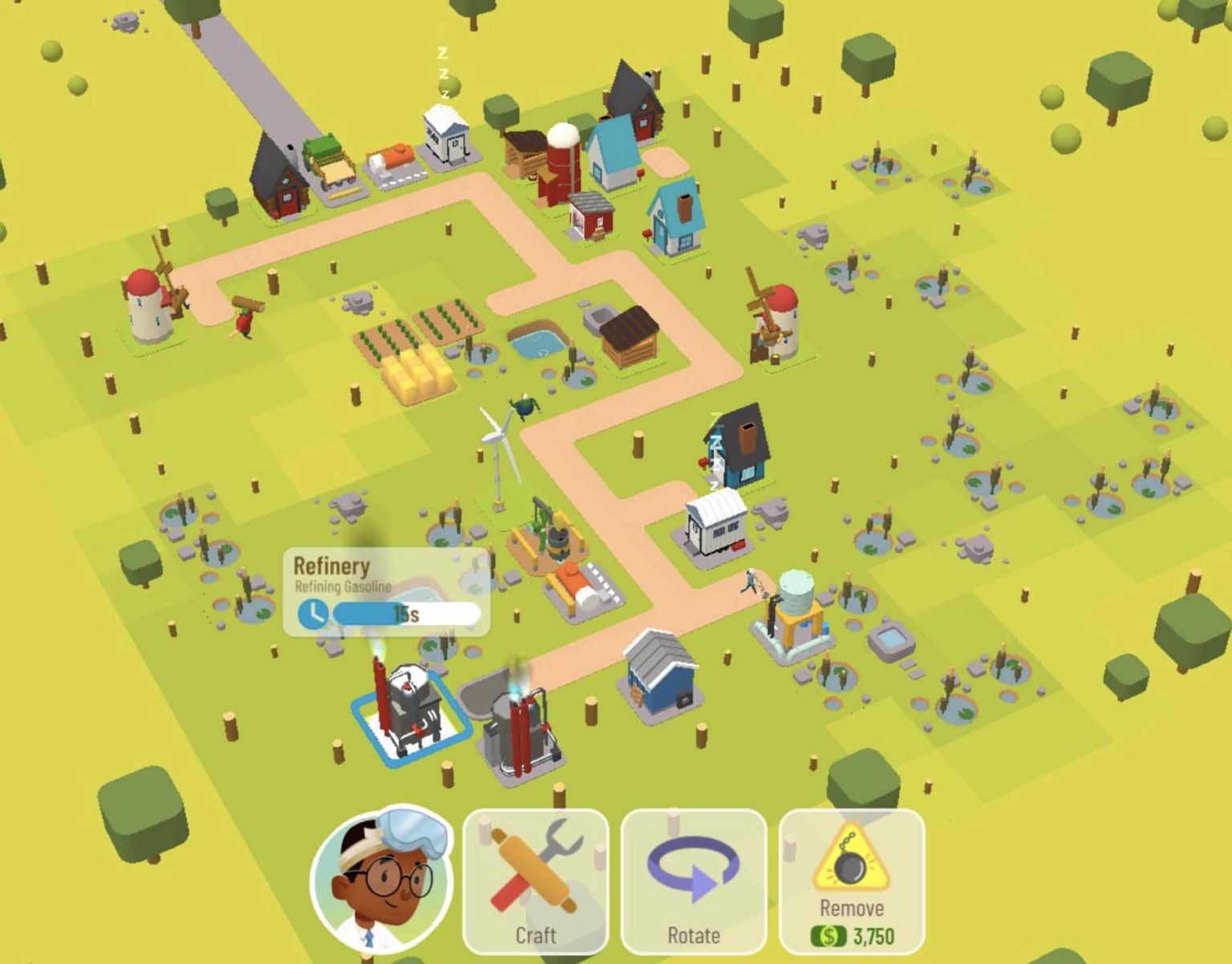 Making Gasoline in Town Star - Learn Town Star