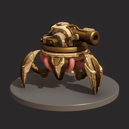 Sentinel Skin Gold Spider Tanks