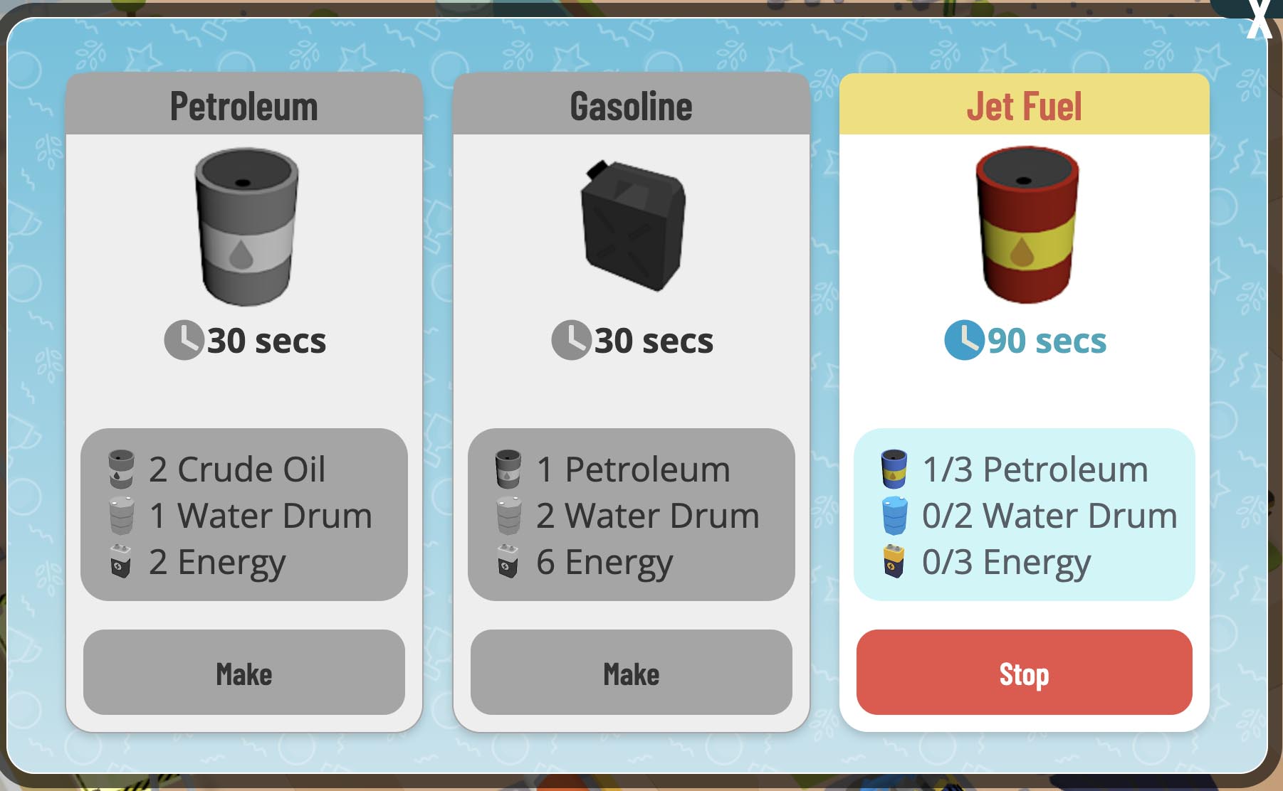 Jet Fuel Guide Town Star